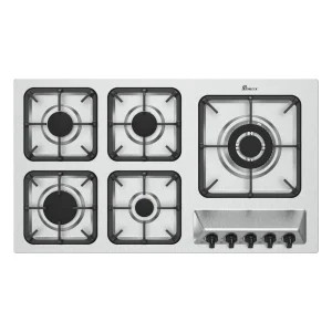 اجاق گاز 5 شعله استیل بیمکث کد 5079