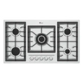 اجاق گاز استیل 5 شعله بیمکث کد 5088