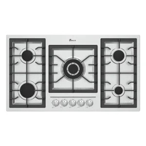 اجاق گاز استیل 5 شعله بیمکث کد 5088