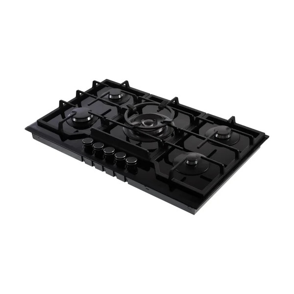 اجاق گاز شیشه 5 شعله بیمکث کد 2202