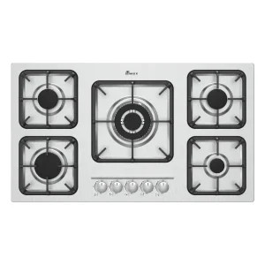 اجاق گاز استیل 5شعله بیمکث کد 5084