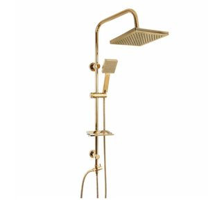 علم دوش دوکاره مدل ۲۰*۲۰ طلایی