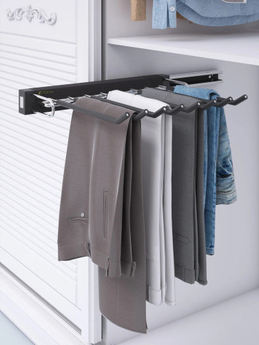 رگال شلوار ، شال و روسری با روکش ضد لغزش پارچه ( آنتی اسلیپ) کلوزت روم اتاق خوابی