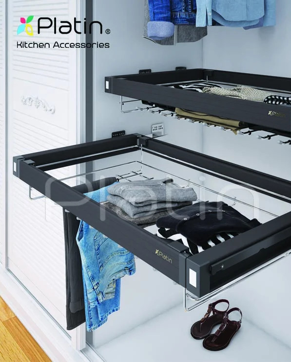 کشویی لباس و شلوار آرام بند کلوزت روم اتاق خوابی