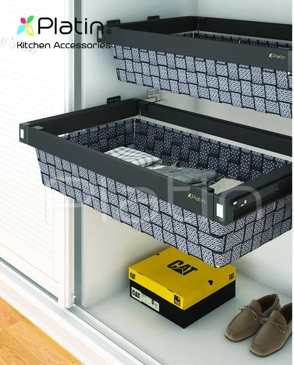 کشویی لباس بافت- آرام بند کلوزت روم اتاق خوابی