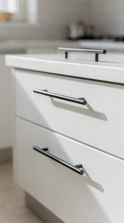 دستگیره کابینت مدل میله ای کروم