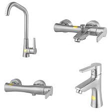 ست شیرآلات شیذر مدل ونیز رنگ استیل مات