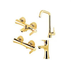 ست شیرآلات شیذر مدل ونیز رنگ طلایی